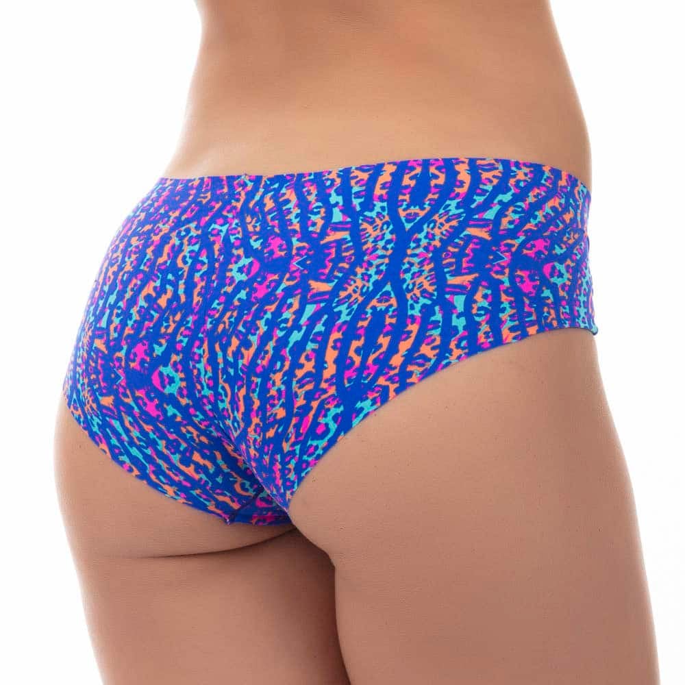 PANTALETA CORTE LASER MICROFIBRA Y ENCAJE - 2