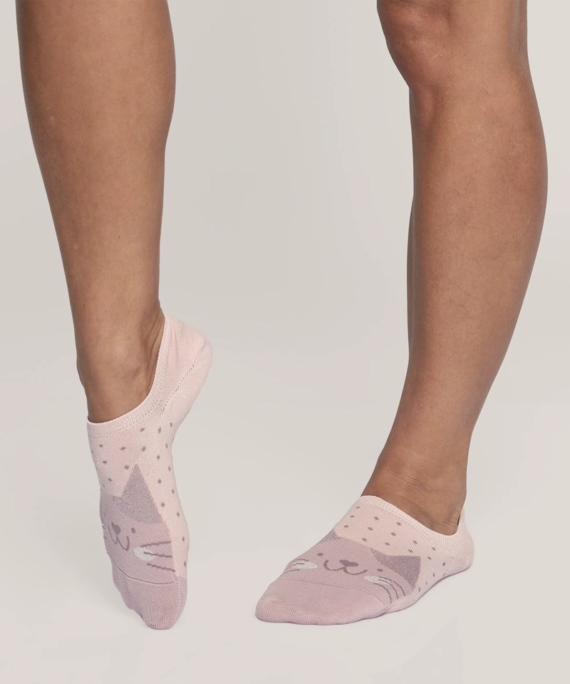 CALCETINES INVISIBLE ALGODON ESTAMPADO MUJER LADY GENNY - 1