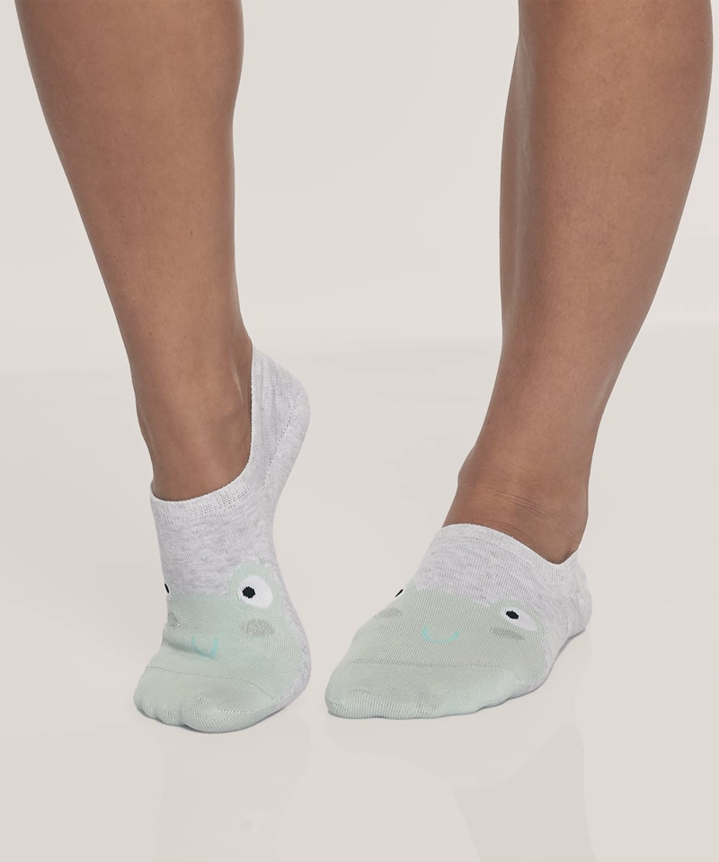 CALCETINES INVISIBLE ALGODON ESTAMPADO MUJER LADY GENNY - 1