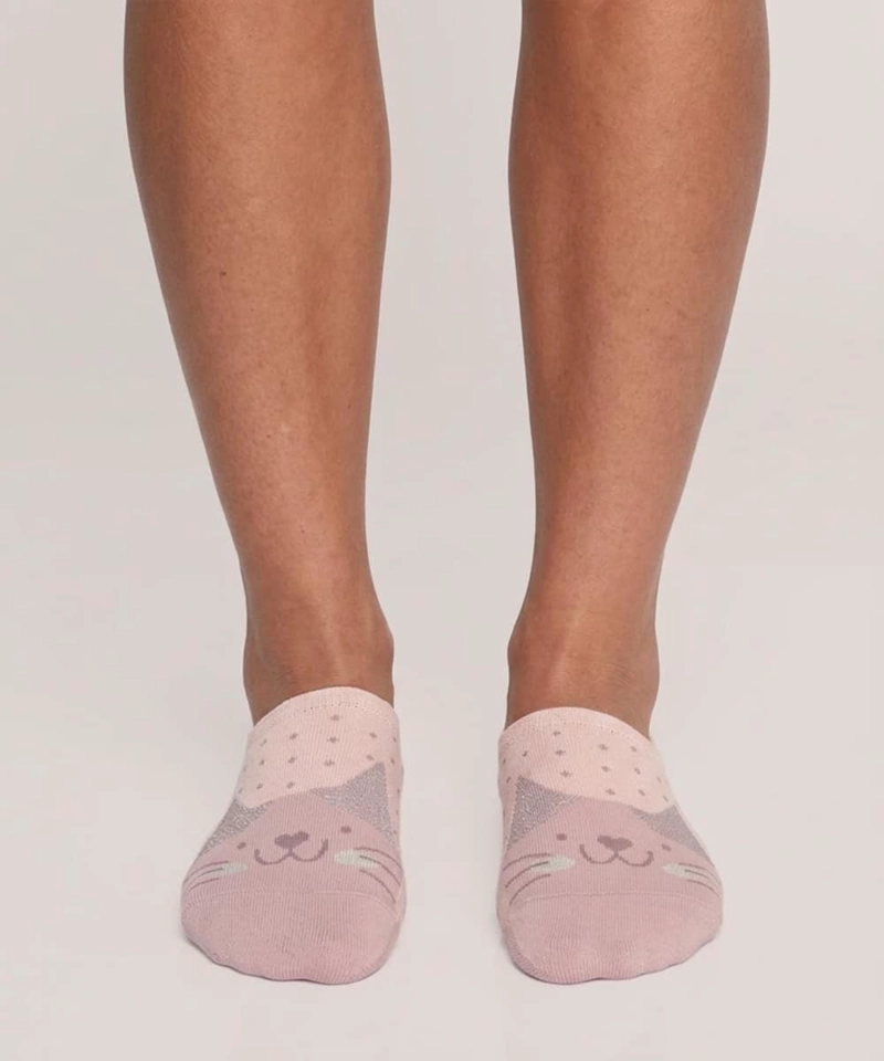 CALCETINES INVISIBLE ALGODON ESTAMPADO MUJER LADY GENNY - 2