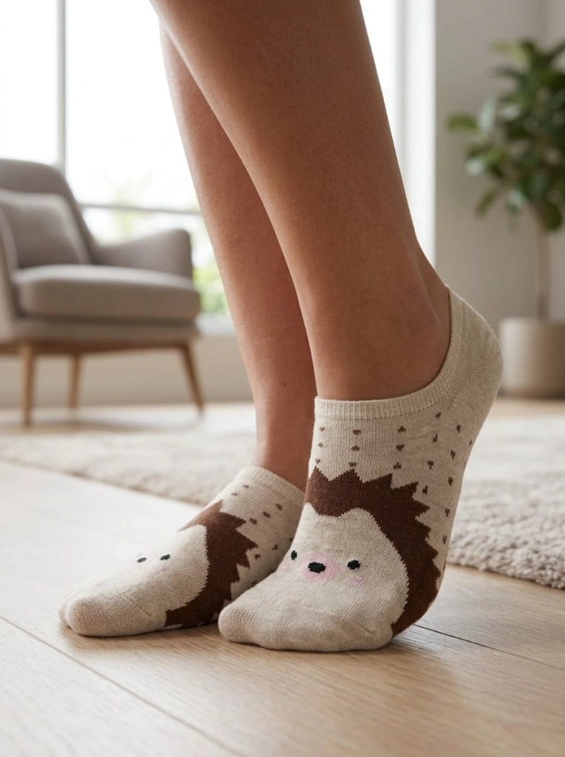 CALCETINES INVISIBLE ALGODON ESTAMPADO MUJER LADY GENNY - 5