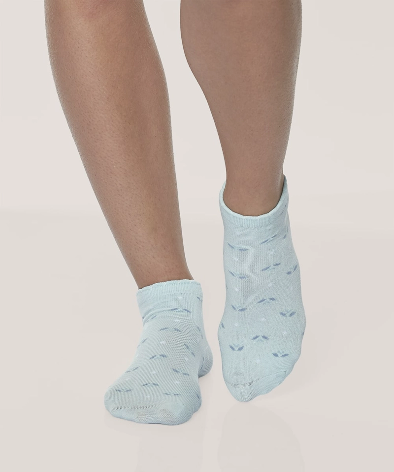 CALCETINES ESTAMPADOS ALGODON CASUALES MUJER LADY GENNY - 1