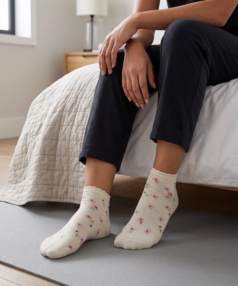 CALCETINES ESTAMPADOS ALGODON CASUALES MUJER LADY GENNY - 5