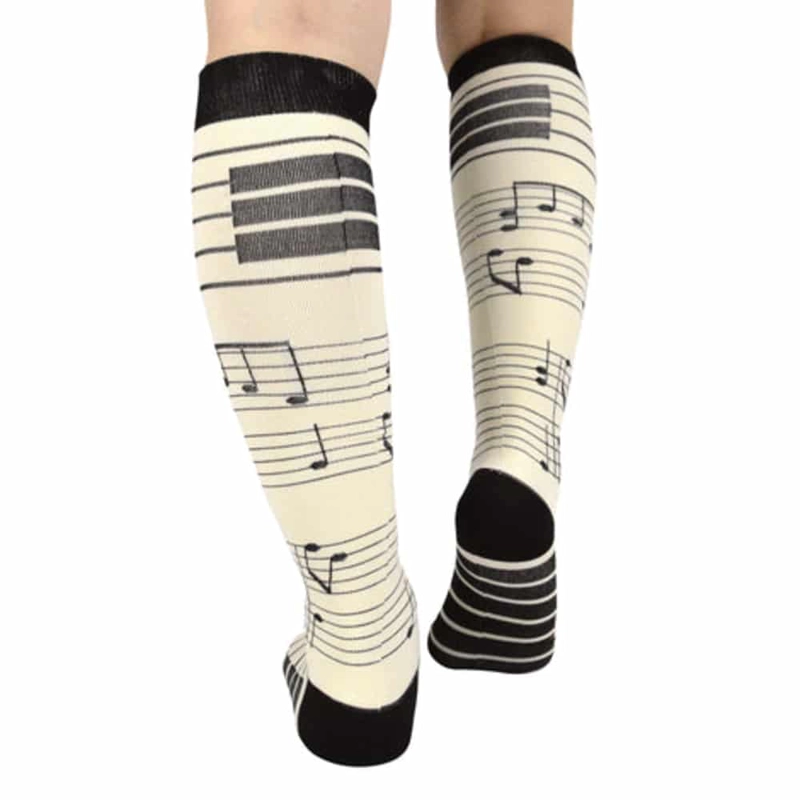 BUCANERAS COMPRESION LEVE NYLON PARTITURA MUSICAL TORNASOL - 2