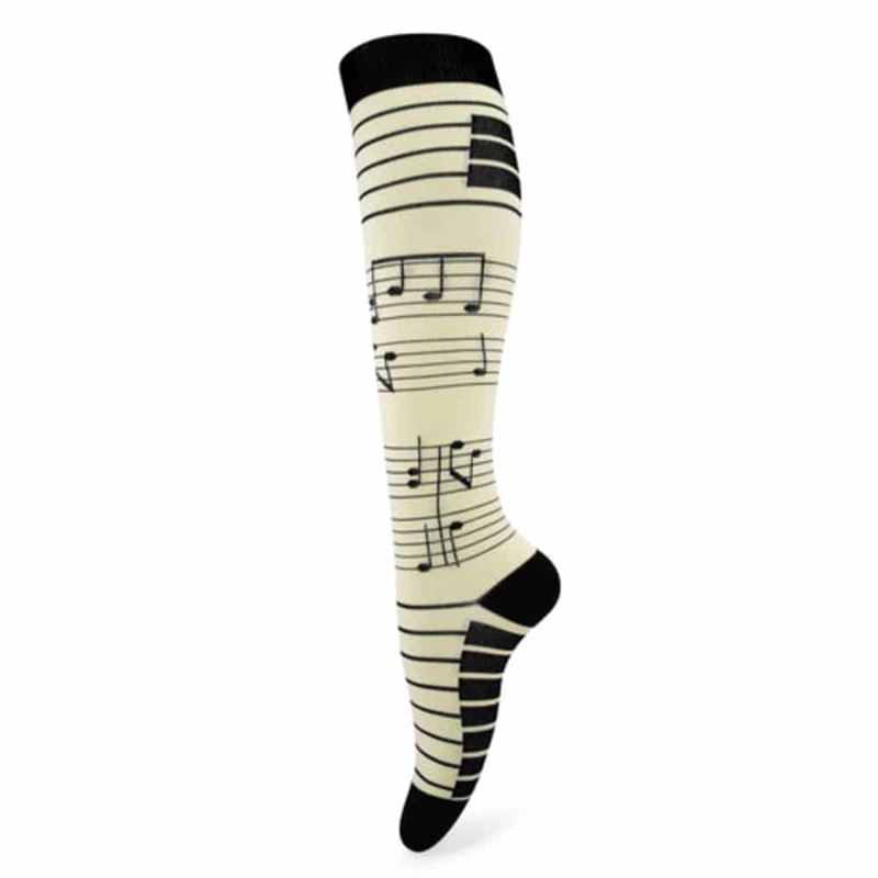 BUCANERAS COMPRESION LEVE NYLON PARTITURA MUSICAL TORNASOL - 3