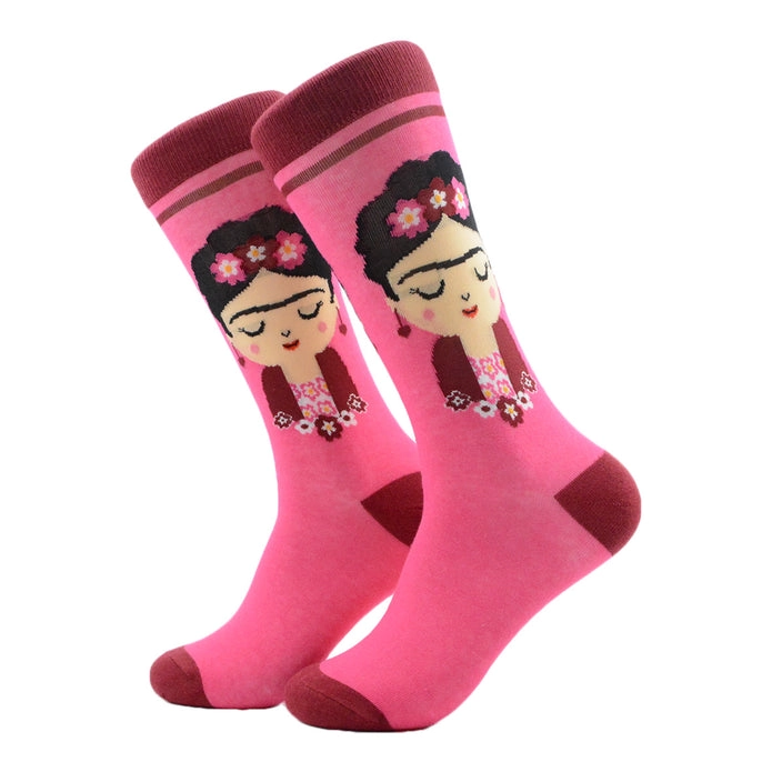 CALCETINES MUJER FRIDA ALGODON ESTAMPADO - 1