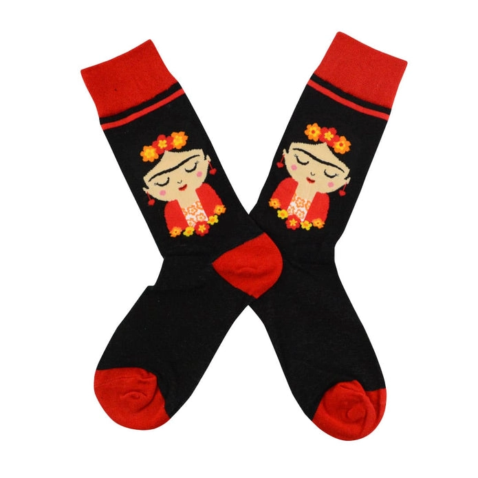 CALCETINES MUJER FRIDA ALGODON ESTAMPADO - 2
