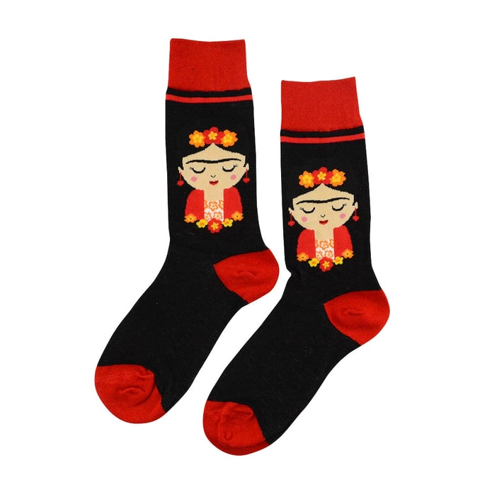 CALCETINES MUJER FRIDA ALGODON ESTAMPADO - 3