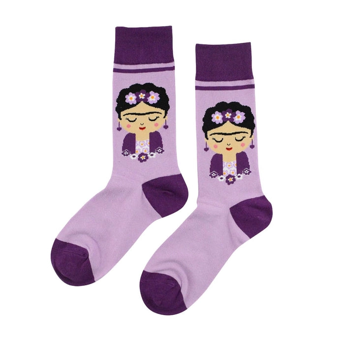 CALCETINES MUJER FRIDA ALGODON ESTAMPADO - 3