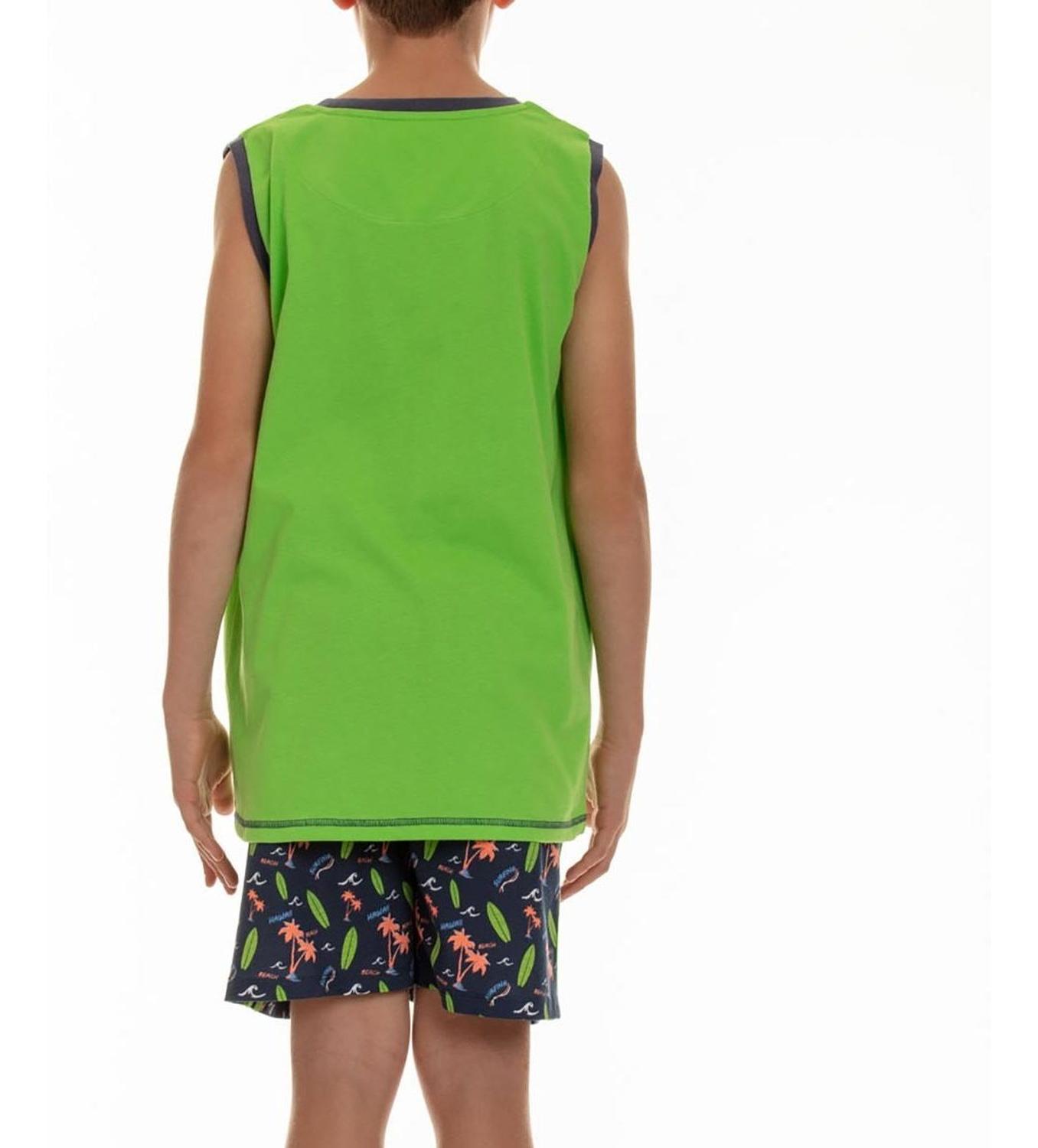 PIJAMA ALGODÓN NIÑO LADY GENNY COTTON ESTAMPADO SIN MANGAS - 2