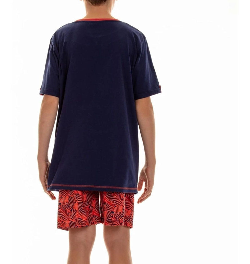PIJAMA ALGODÓN NIÑO LADY GENNY COTTON ESTAMPADO SHORT - 2