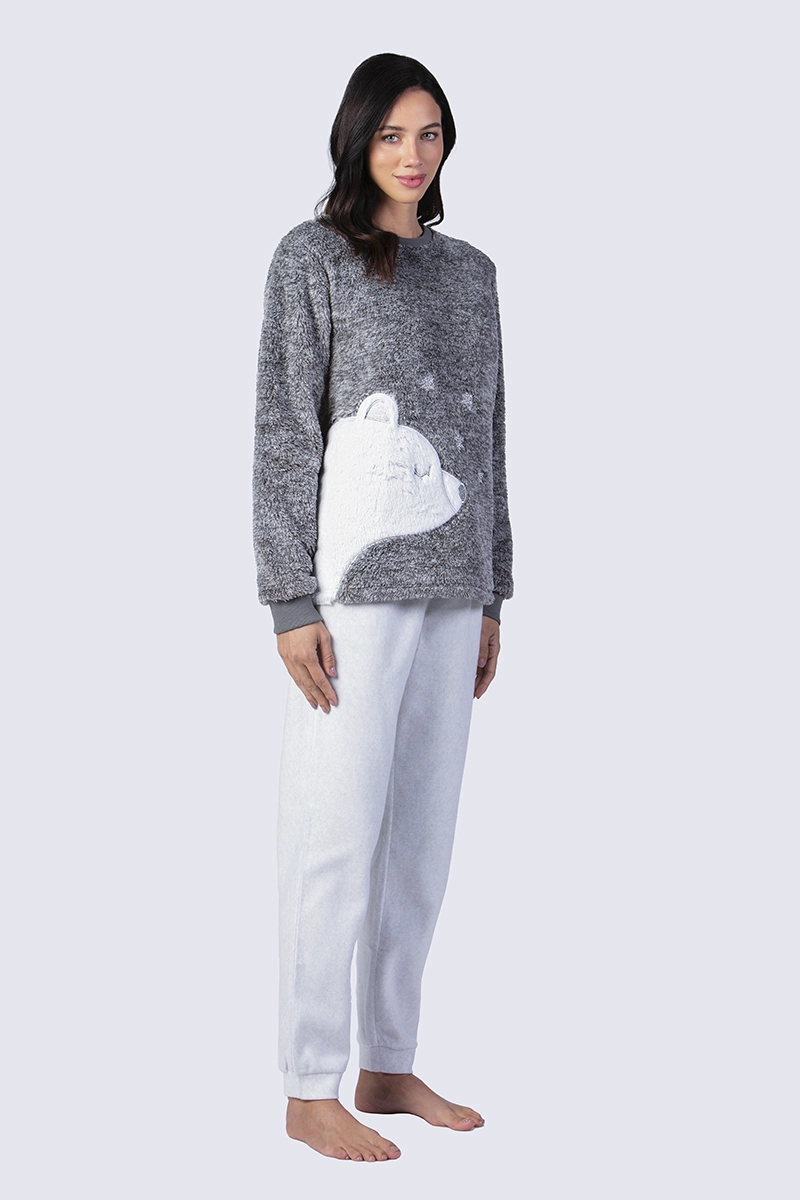 PIJAMA POLAR MUJER LADY GENNY PELUCHE - 2