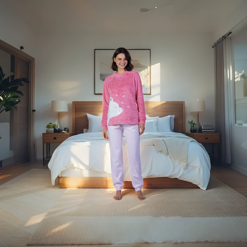 PIJAMA POLAR MUJER LADY GENNY PELUCHE - 3