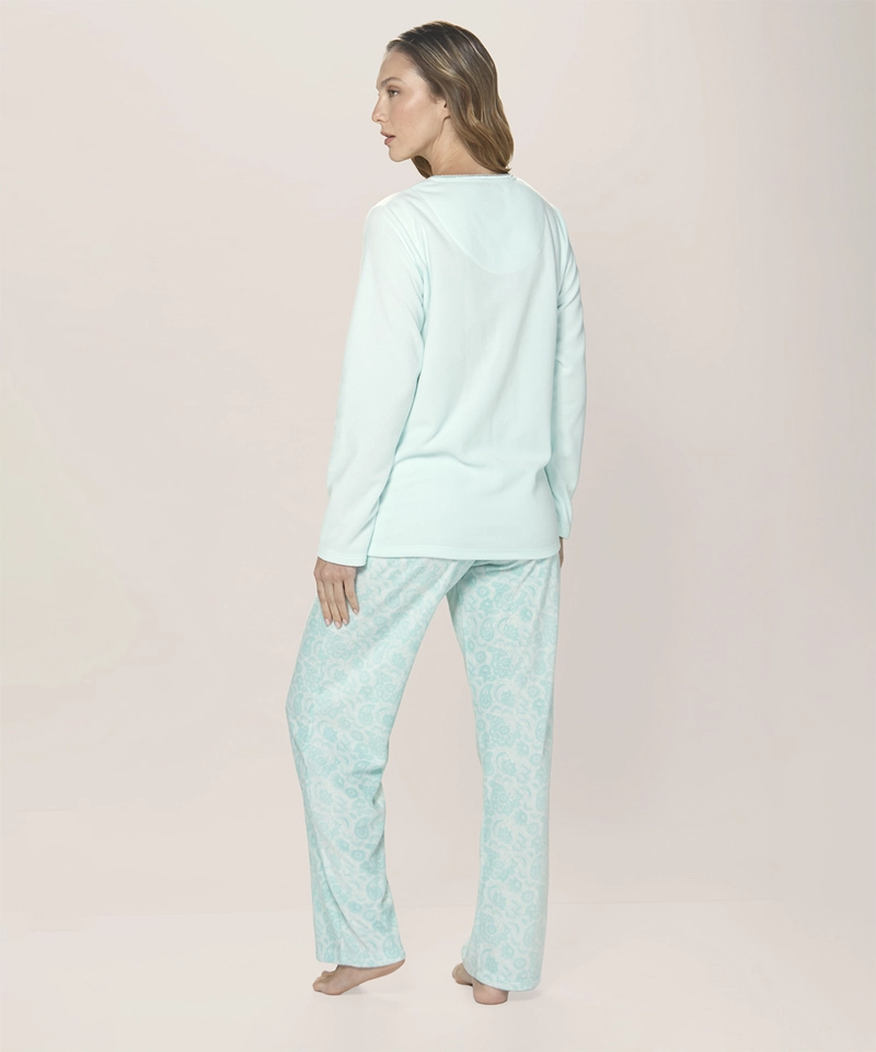 PIJAMA MICROPOLAR ESTAMPADO LADY GENNY | COMODIDAD TOTAL - 3
