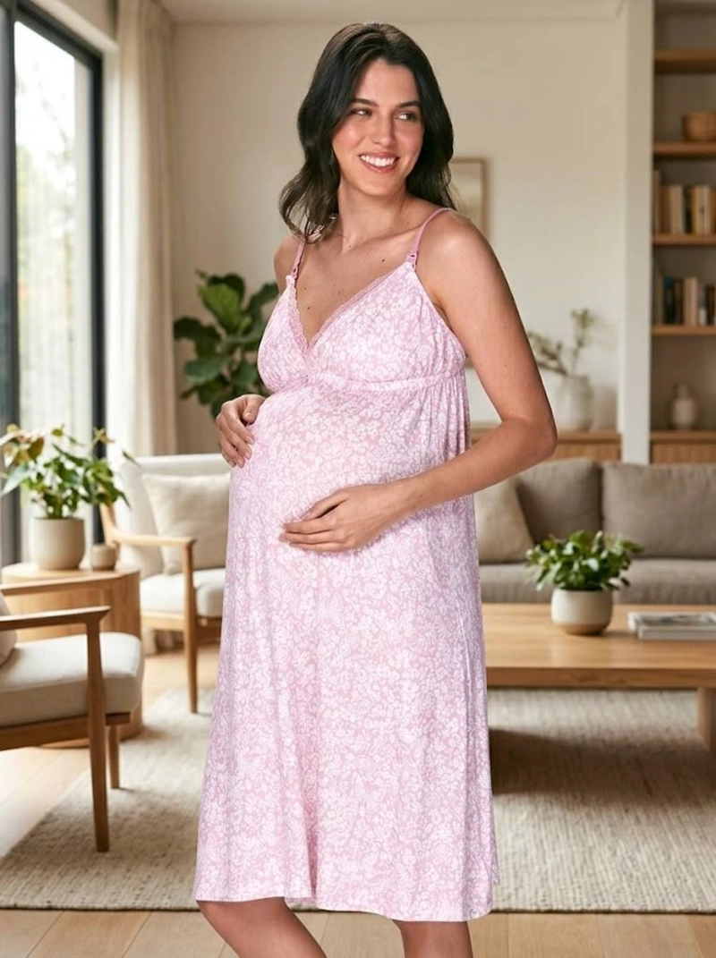 CAMISOLA MATERNAL VISCOSA | FRESCURA Y ESTILO ROMANTICO - 5