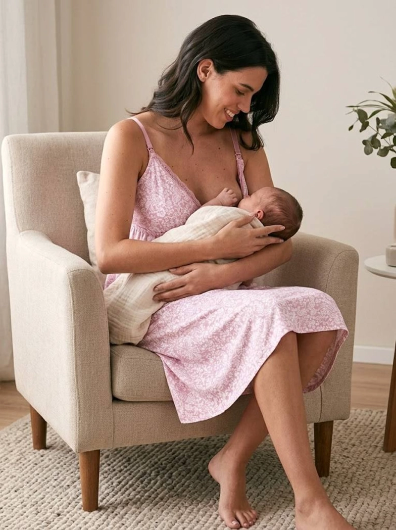 CAMISOLA MATERNAL VISCOSA | FRESCURA Y ESTILO ROMANTICO - 8