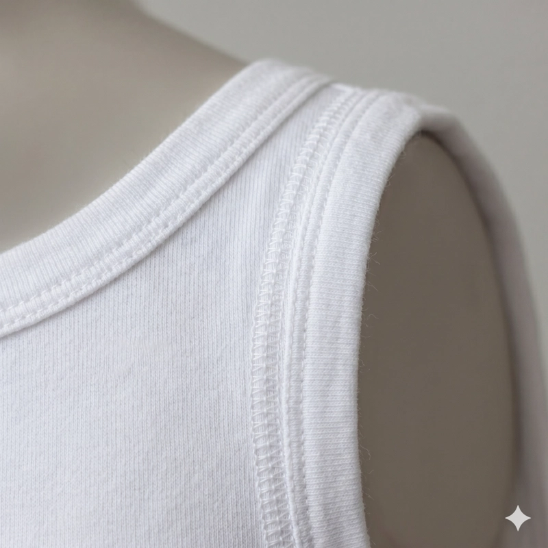 TOP ALGODÓN NIÑA LADY GENNY BLANCO SPANDEX - 7