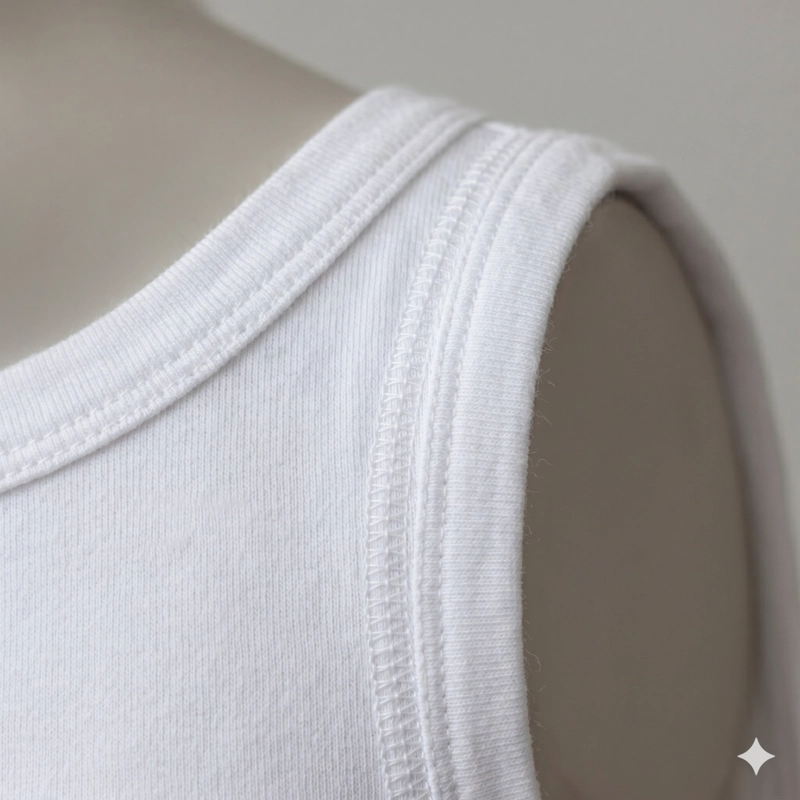 TOP ALGODÓN NIÑA LADY GENNY BLANCO SPANDEX - 7
