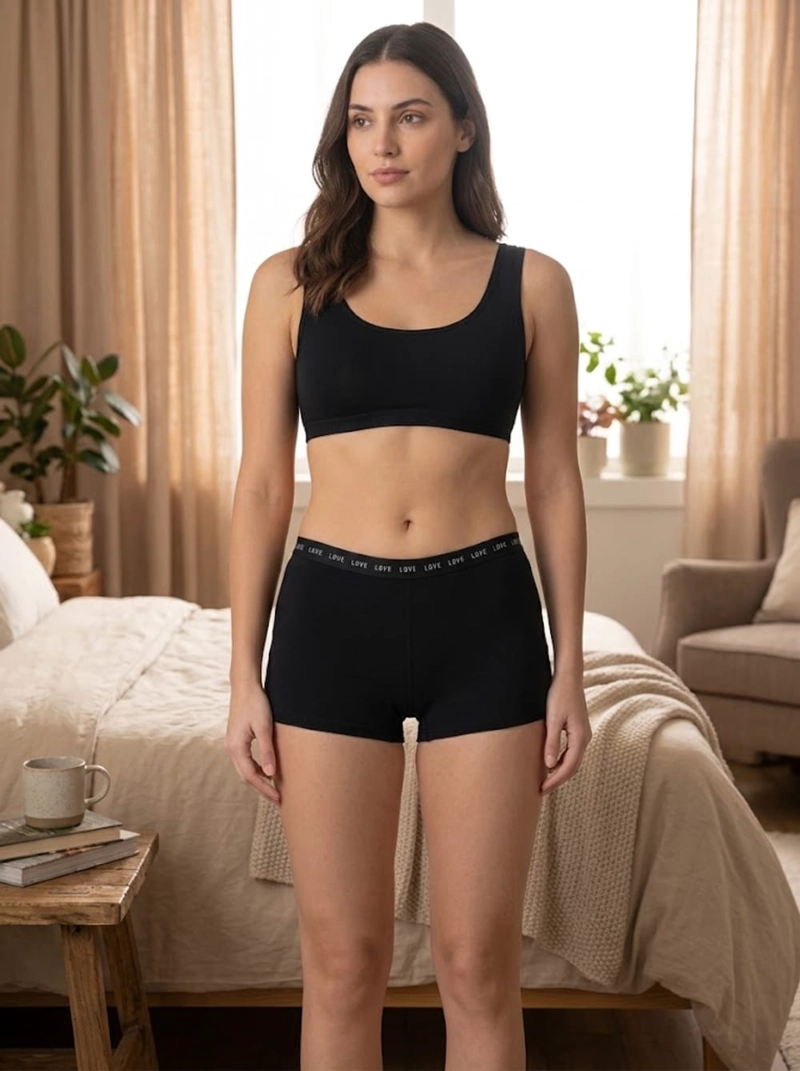 BÓXER ALGODÓN MUJER LADY GENNY CINTURA ESTAMPADA - 5