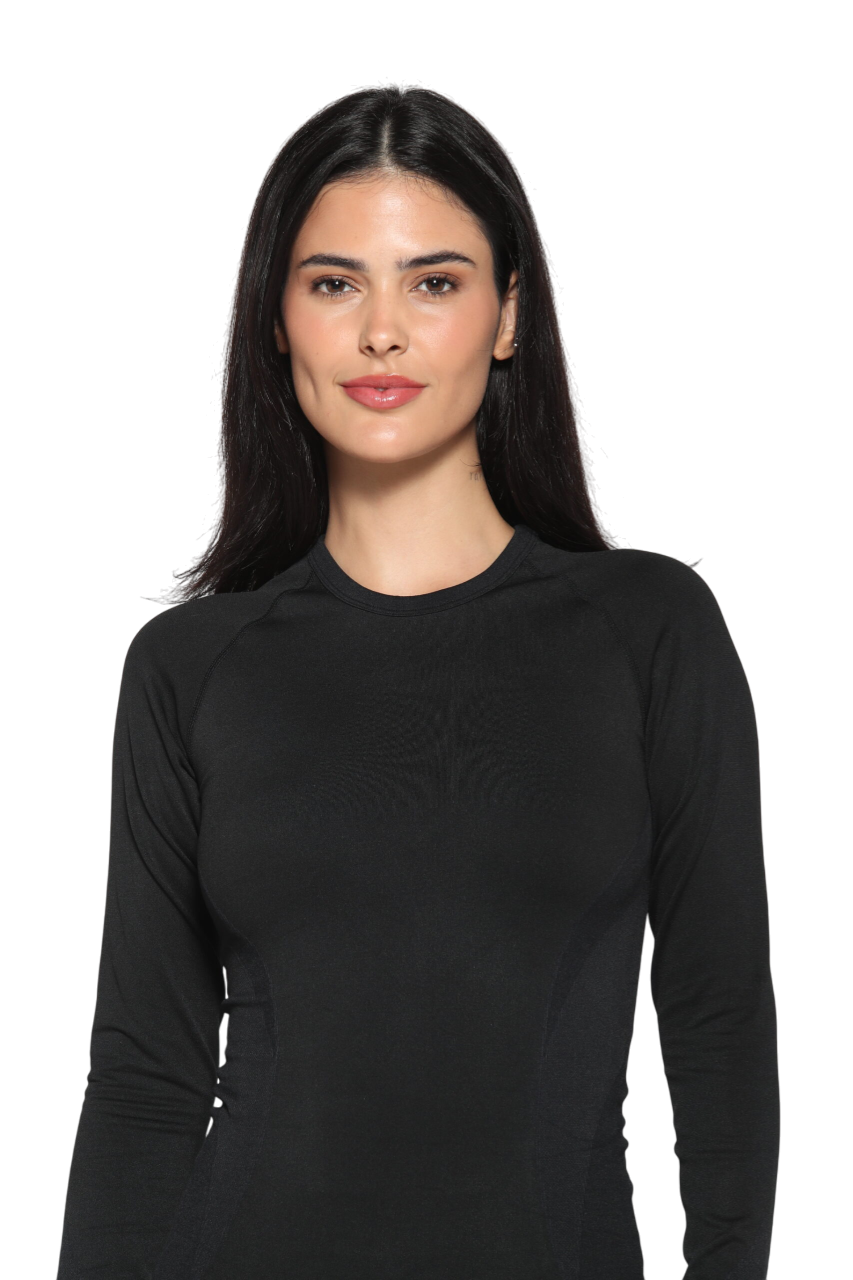 CAMISETA PRIMERA CAPA MUJER COMPRESIÓN COBRE - 1