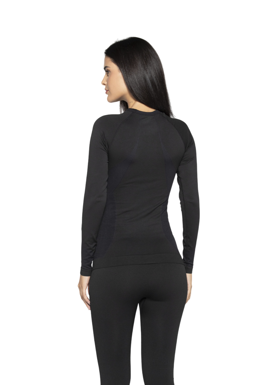 CAMISETA PRIMERA CAPA MUJER COMPRESIÓN COBRE - 2