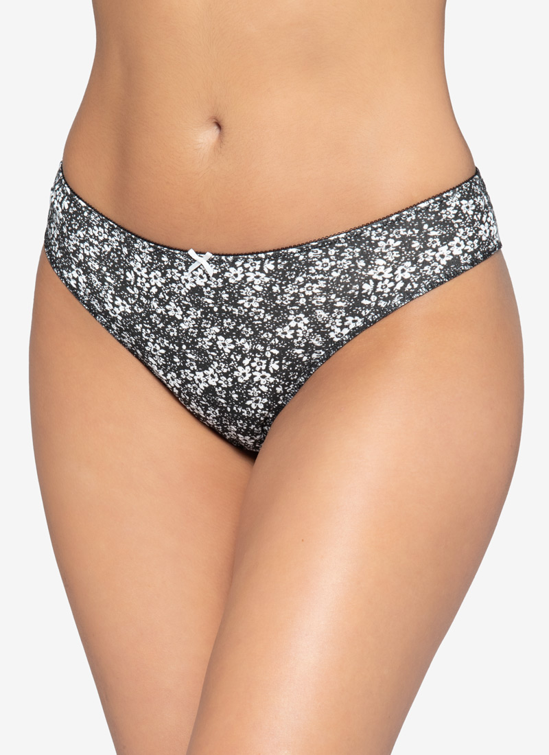 TRIPACK TANGA ALGODON SPANDEX - 1