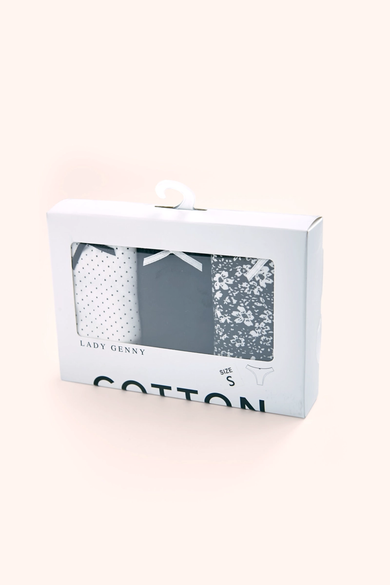 TRIPACK TANGA ALGODON SPANDEX - 7