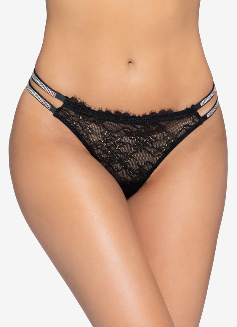 COLALESS ENCAJE CON STRASS - 1
