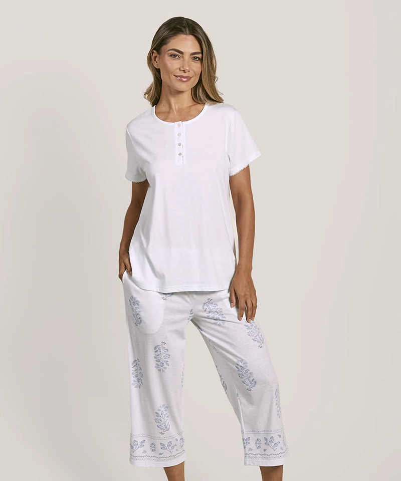PIJAMA VERANO MUJER FLORAL | FRESCURA Y TERNURA - 1