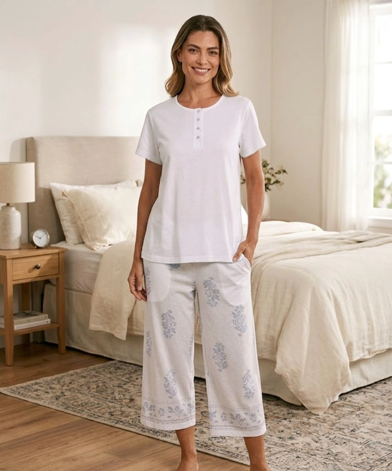 PIJAMA VERANO MUJER FLORAL | FRESCURA Y TERNURA - 5