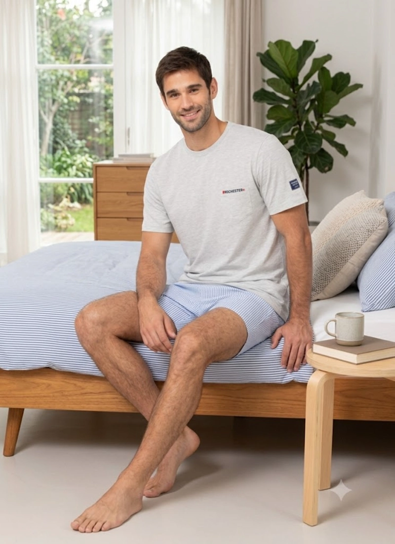 PIJAMA ALGODON HOMBRE | CONFORT RELAJANTE LADY GENNY - 6