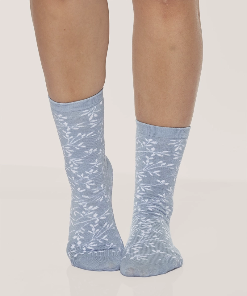 CALCETINES SIN COSTURAS BAMBU ESTAMPADO MUJER LADY GENNY - 1