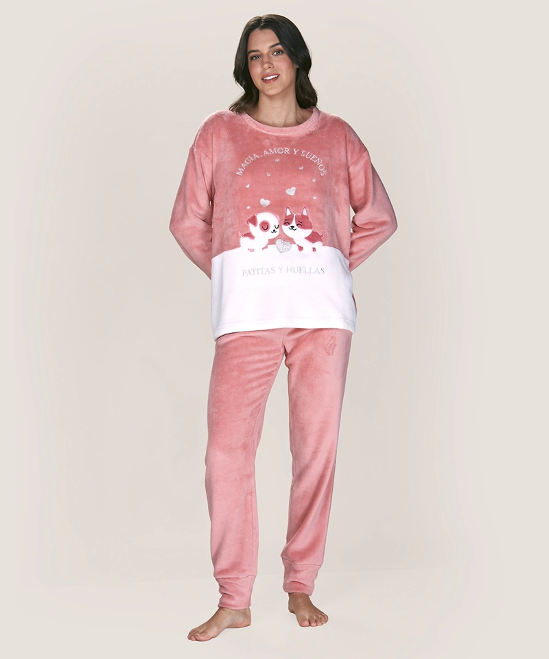 PIJAMA POLAR MUJER | ABRIGO Y DULZURA - LADY GENNY - 1