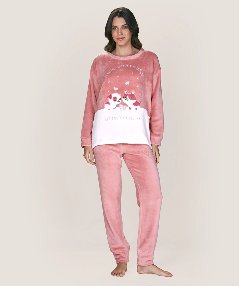 PIJAMA POLAR MUJER | ABRIGO Y DULZURA - LADY GENNY - 2