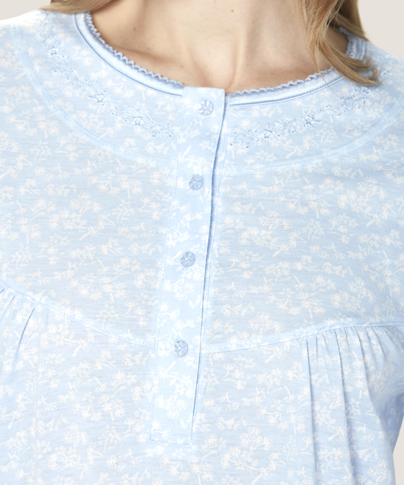 CAMISA COTTON FLORAL LADY GENNY | COMODIDAD NOCTURNA - 4