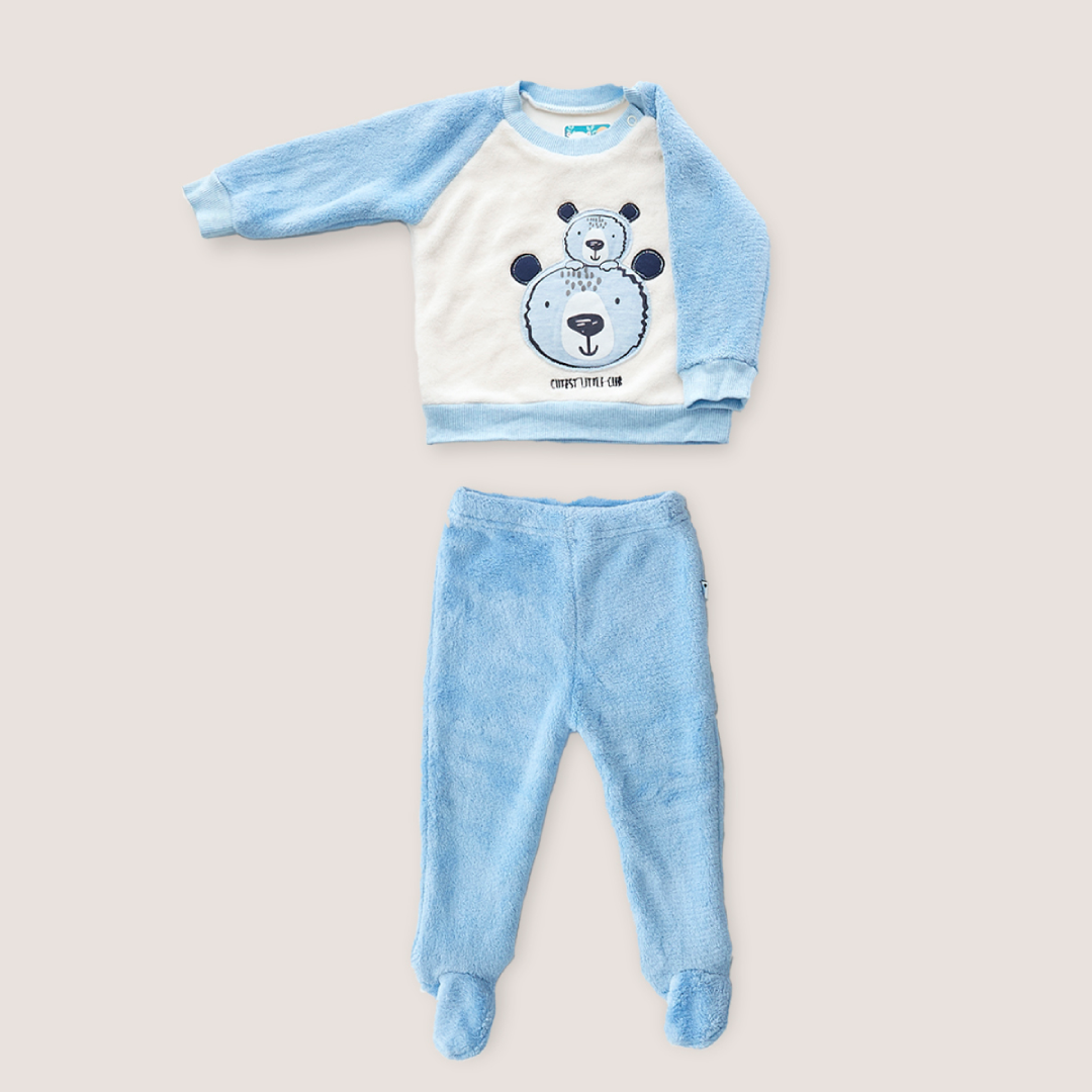 PIJAMA 2 PIEZAS FRANELA Y POLAR - 1