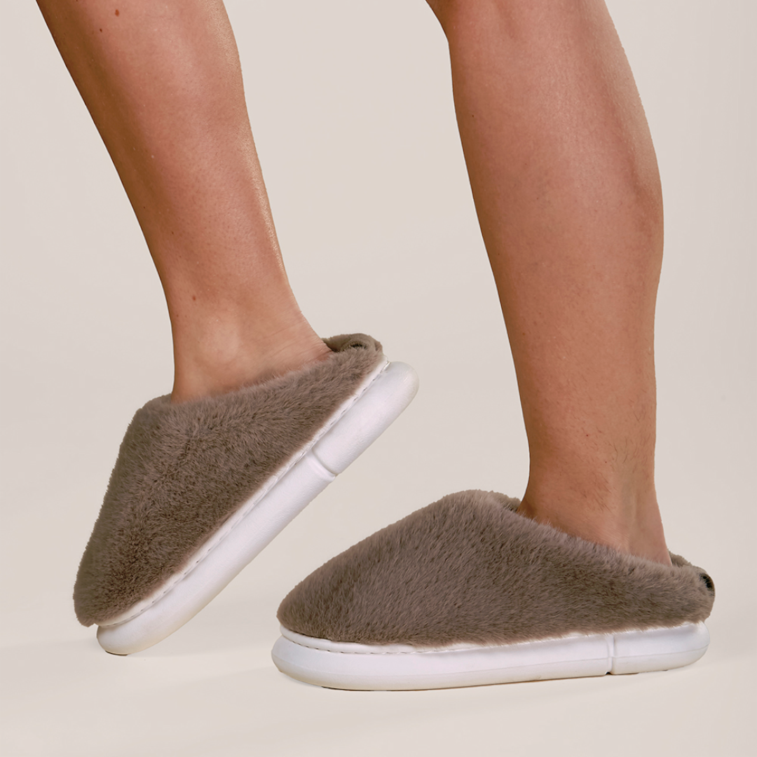 SLIPPER MUJER ULTRA SUAVE | PANTUFLAS PELO LARGO - 1