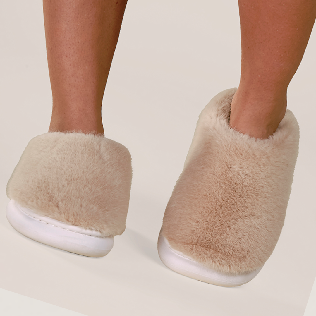 SLIPPER MUJER ULTRA SUAVE | PANTUFLAS PELO LARGO - 2