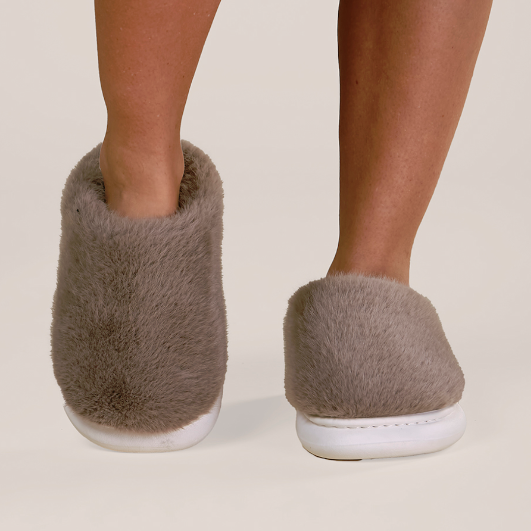 SLIPPER MUJER ULTRA SUAVE | PANTUFLAS PELO LARGO - 2