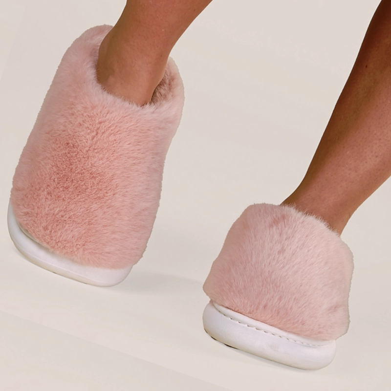 SLIPPER MUJER ULTRA SUAVE | PANTUFLAS PELO LARGO - 2