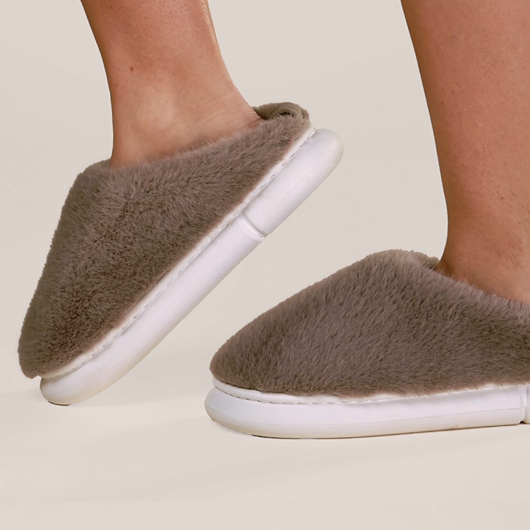 SLIPPER MUJER ULTRA SUAVE | PANTUFLAS PELO LARGO - 5