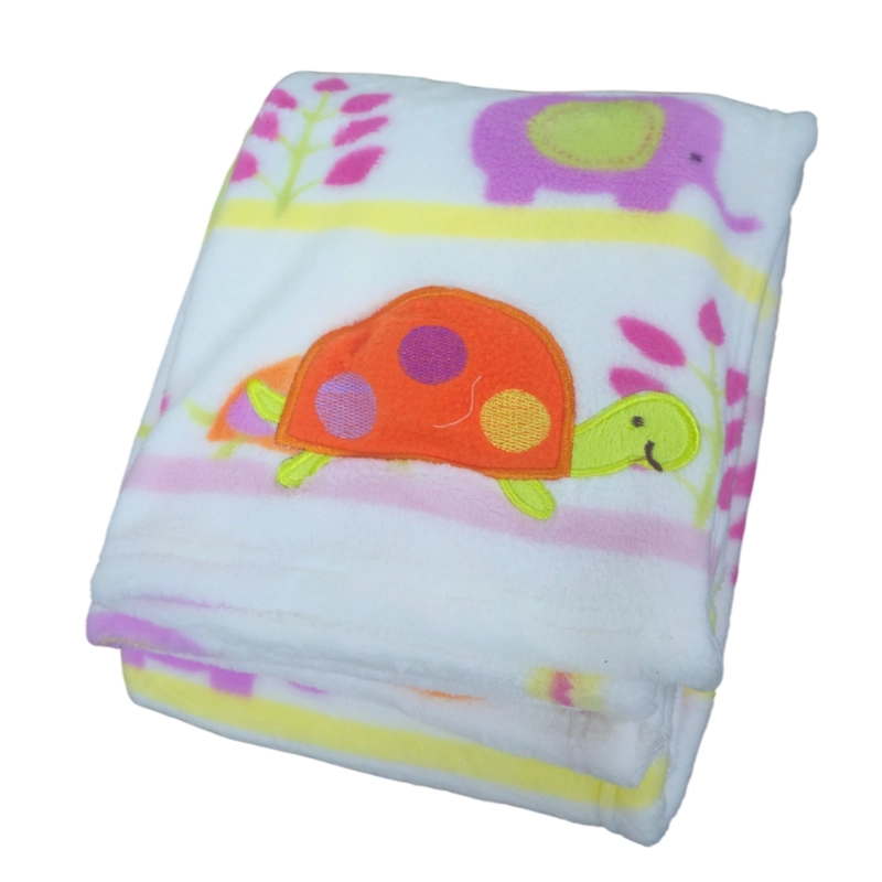 MANTA EXTRA SUAVE NIÑO PUMUCKI BLANCO POLIE STER BEBE - 1