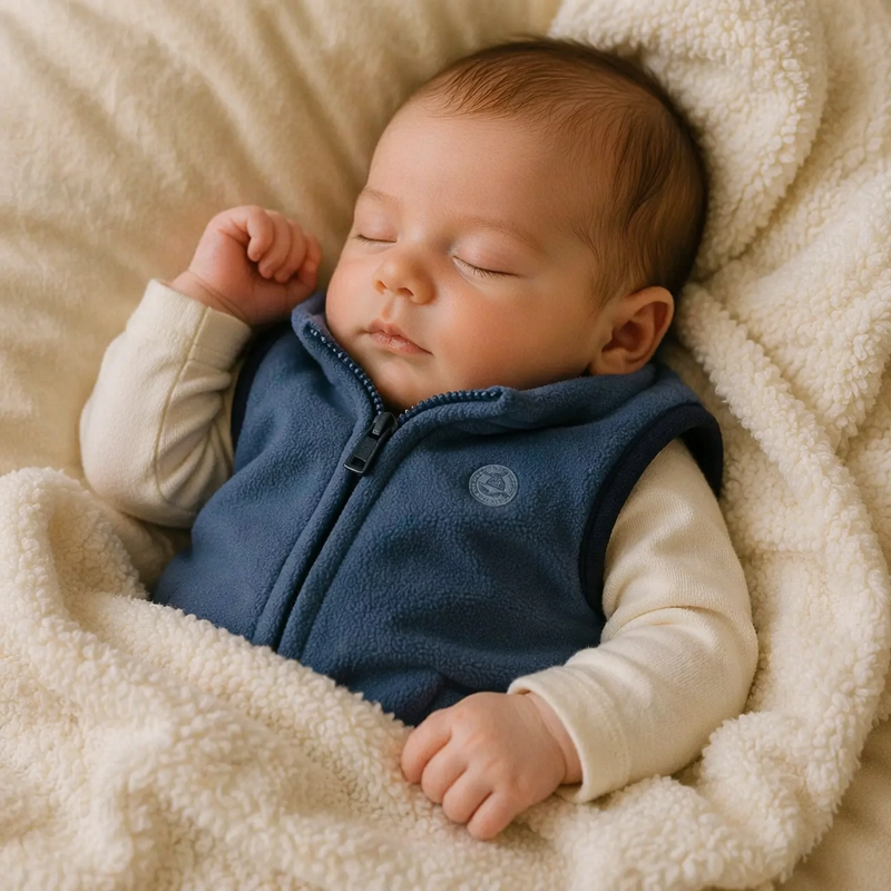 CHAQUETA EXTRA SUAVE POLAR POLIE STER BEBE  PUMUCKI - 5