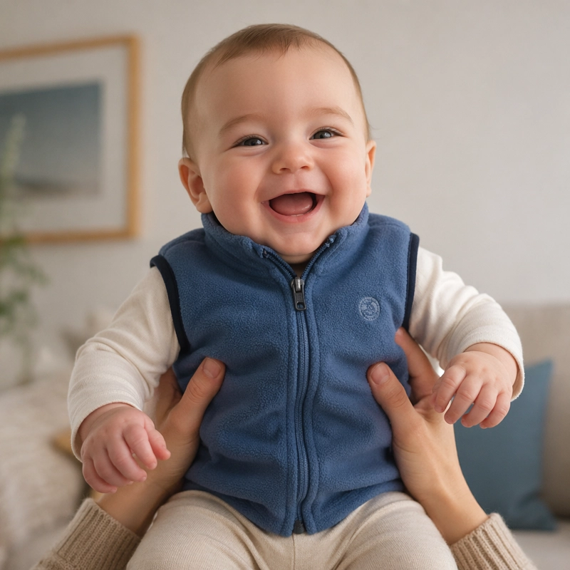 CHAQUETA EXTRA SUAVE POLAR POLIE STER BEBE  PUMUCKI - 6