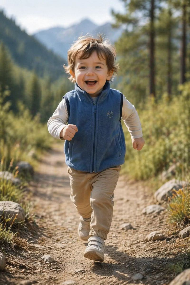 CHAQUETA EXTRA SUAVE POLAR POLIE STER BEBE  PUMUCKI - 8