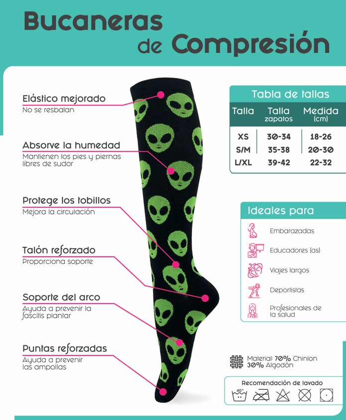 BUCANERAS DE COMPRESION  BESOS | CONFIANZA Y DESCANSO - 8