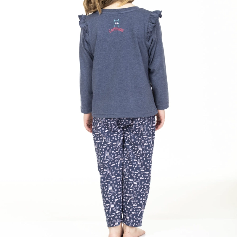 PIJAMA NIÑA MANGA LARGA ALGODON LADY GENNY - 2