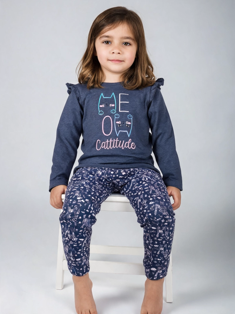 PIJAMA NIÑA MANGA LARGA ALGODON LADY GENNY - 5