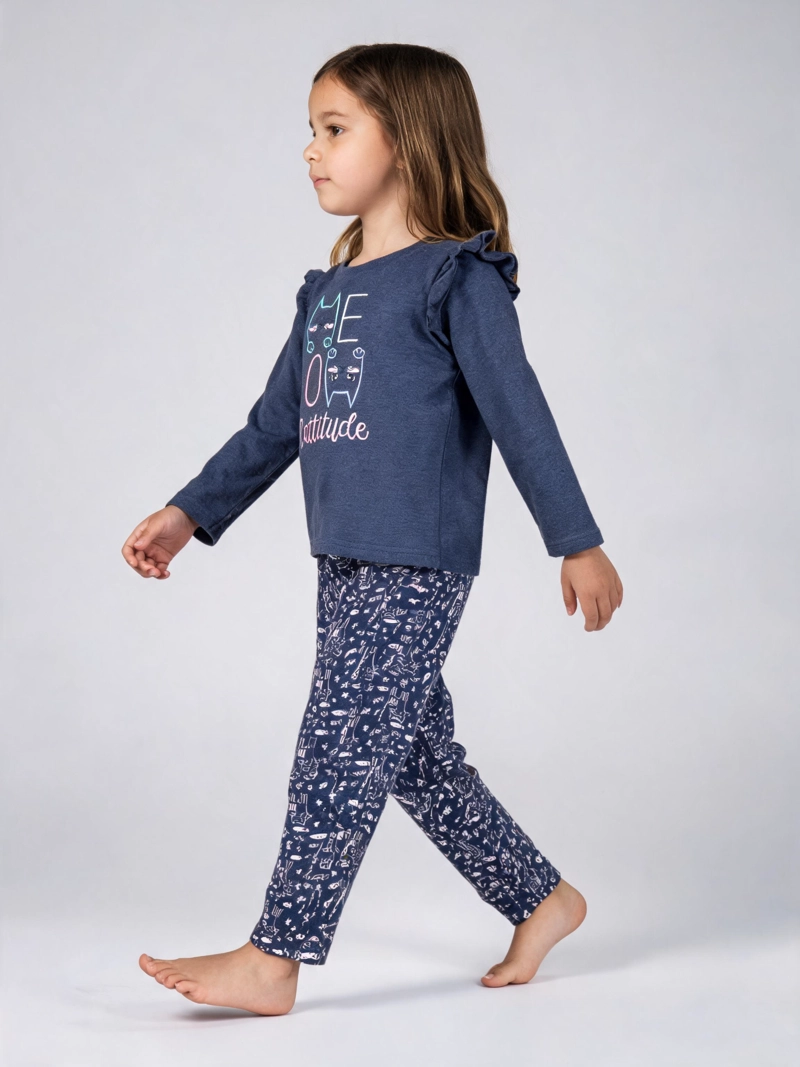 PIJAMA NIÑA MANGA LARGA ALGODON LADY GENNY - 6