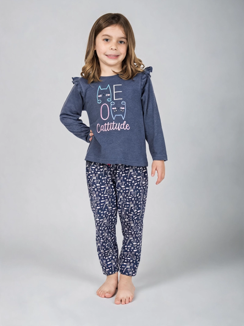 PIJAMA NIÑA MANGA LARGA ALGODON LADY GENNY - 8